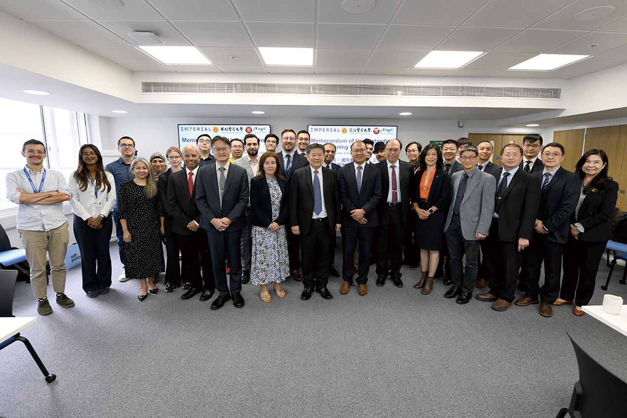 倫敦帝國學院國家心肺研究所合作備忘錄簽訂儀式